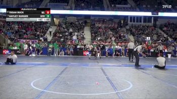 90 lbs Quarterfinal - Luci Miles, Paola vs Arieanna Beckley, Circle
