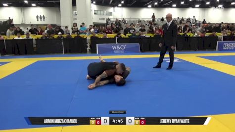 Jeremy Ryan Waite vs Armin Mirzakhanlou 2025 World IBJJF Jiu-Jitsu No-Gi Championship
