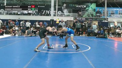 122 lbs Final - Zackary Swingle, Misdirection - HSC vs Dominic Hernandez, Broad Axe Gold - HSC