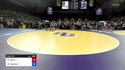 148 lbs Rnd Of 16 - Breanne Gibbs, MO vs Mackenna Webster, MI