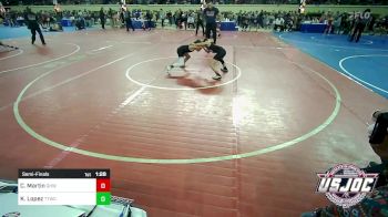 67 lbs Semifinal - Cole Martin, Greater Heights Wrestling vs Knox Lopez, Team Tulsa Wrestling Club