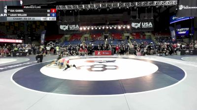 110 lbs Champ. Rd Of 32 - Gia Gabel, CO vs Leah Willen, OH