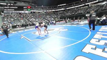 G125-4A Quarterfinal - Mia Mendoza, La Junta Girls vs Breezy Johnston, Holy Family Girls