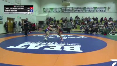 131 lbs Cons. Round 1 - Jimena Mendez, Santa Rosa College vs Ruby Contreras Martinez, Fresno City College
