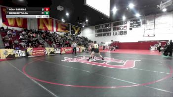 165 lbs Semifinal - Noah Barajas, Santa Fe vs Brian Battulga, South Torrance