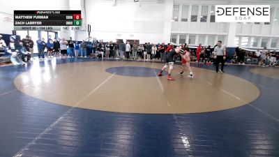 184 lbs Round Of 32 - Matthew Furman, Cornell vs Zach LaBryer, Unrostered - D1 WC