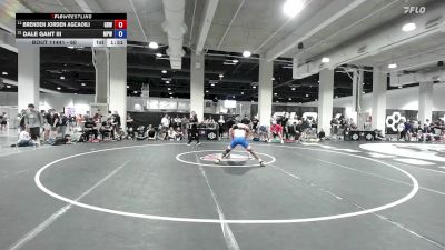 60 lbs Cons. Round 10 - Brenden Jorden Agcaoili, Gold Rush Wrestling vs Dale Gant III, Michigan Premier WC