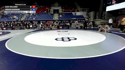 157 lbs Cons. Sub-rd Of 32 - Alex Williams, UT vs Abram Davidson, IL
