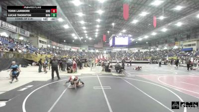 58 lbs Consi Of 8 #1 - Torin Larimore, Dove Creek WC vs Lucas Thornton, Duran Elite