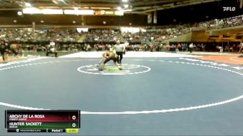 120 lbs Champ. Round 2 - Archy De La Rosa, Forest Grove vs Hunter Sackett, Borah