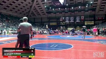 3A-190 lbs Cons. Round 3 - Christopher Morgan, Morgan County vs Ca`Vaughn Durham, Monroe Area