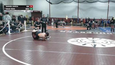 138 lbs Semifinal - Manuel Garcia, Dedham vs Isaac Silva, Marlborough