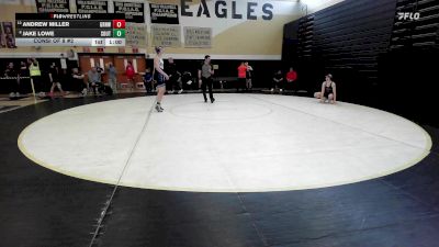 120 lbs Consi Of 8 #2 - Andrew Miller, Greenwich vs Jake Lowe, Southington