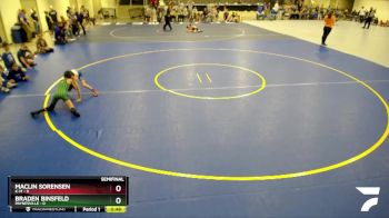 55 lbs Semis & 1st Wrestleback (8 Team) - Braden Binsfeld, Paynesville vs Maclin Sorensen, K-M