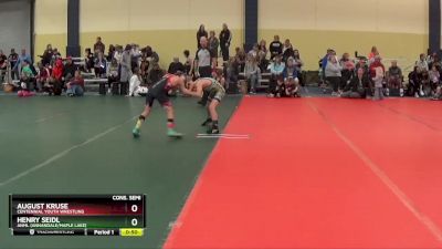 80 lbs Cons. Semi - Henry Seidl, ANML (Annandale/Maple Lake) vs August Kruse, Centennial Youth Wrestling