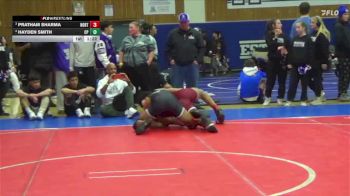 177 lbs Semifinal - Pratham Sharma, Northgate vs Hayden Smith, College Park