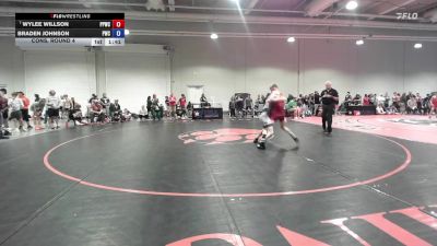 60 lbs Cons. Round 4 - Wylee Willson, Pinedale Pummelers Wrestling Club vs Braden Johnson, Pinnacle Wrestling Club
