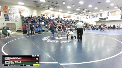 138 lbs Cons. Round 4 - Bryce Campollo, Granada Hills vs Jeremiah Cuevas, Downey