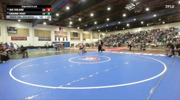 215 Boys Champ. Round 1 - Jax Osland, Clairemont vs Craven Vogt, Calipatria