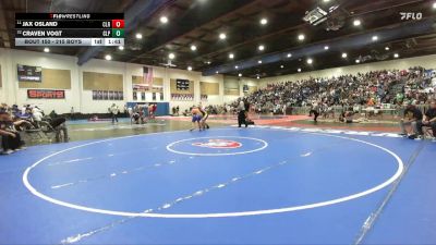 215 Boys Champ. Round 1 - Jax Osland, Clairemont vs Craven Vogt, Calipatria