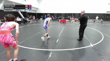 100 lbs Braden Haley, Ohio Gray vs Austin Witt, Team Michigan - Red