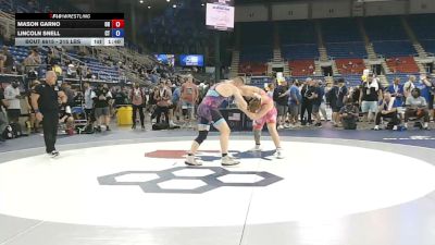 215 lbs Cons. Sub-rd Of 16 - Mason Garno, Ohio vs Lincoln Snell, Connecticut