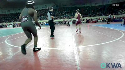 175 lbs Round Of 128 - Hunter Hilicoss, Tuttle vs Kavion Moore, Mustang Middle School