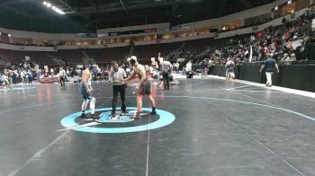 4A 215 lbs Cons. Round 2 - Brian Santillan, Goddard vs Antonio Devargas, Grants