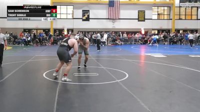 285White lbs Rr Rnd 2 - Sam Sorenson, Army West Point vs Trent Sibble, Binghamton