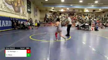 106 lbs Cons. Round 2 - Destany Noriega, Corona vs Deandra Meza, Walnut