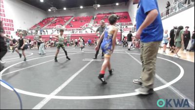 67 lbs Rr Rnd 5 - Hendrix Stewart, Newkirk Takedown Club vs Paxton Blood, Watonga Youth Wrestling