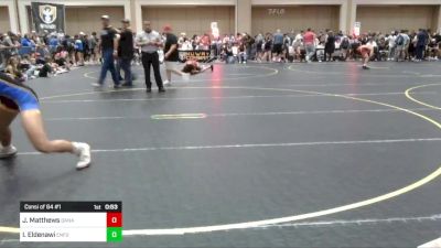 150 lbs Consi Of 64 #1 - Jack Matthews, Dana Hills HS vs Ibrahim Eldenawi, Enforcers Wrestling Team