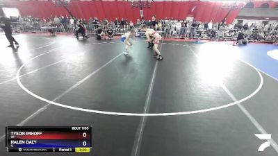 160 lbs Cons. Round 2 - Tyson Imhoff, WI vs Halen Daly, IL