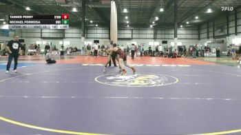 165 lbs 1 - Tanner Perry, OTM WALTERS WRESTLING vs Michael Formosa, WILLIAMSBURG WRESTLING CLUB