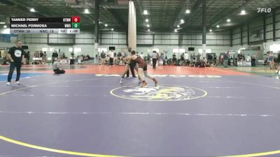 165 lbs 1 - Tanner Perry, OTM WALTERS WRESTLING vs Michael Formosa, WILLIAMSBURG WRESTLING CLUB