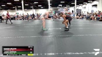 182 lbs Round 3 (4 Team) - Damon Nelson, Outsiders WC vs Jaden Simpson, Savage WA Black