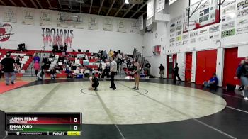 107 lbs Cons. Round 4 - Jasmin Fedaie, Canyon Ridge vs Emma Ford, Tri-Valley