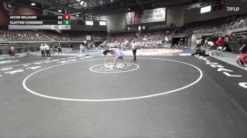 141 lbs Cons. Round 2 - Clayton Considine, Barton Community College vs Jacob Williams, BYU Club