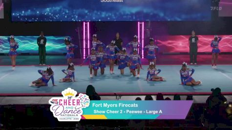 Show Cheer 2 - Fort Myers Firecats [2025 Peewee Day 1] 2025 Pop Warner National Cheer & Dance Championship