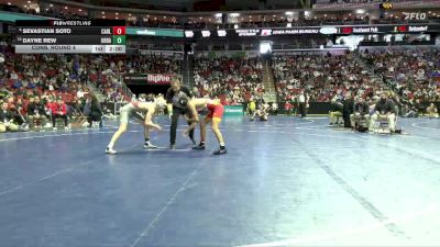 3A-144 lbs Cons. Round 4 - Dayne Rew, Urbandale vs Sevastian Soto, Carlisle