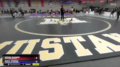 160 A Champ. Round 1 - Emma Thomas, Lindenwood University vs Sophia Bassino, Northern Michigan