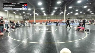 140 lbs Rr Rnd 2 - Logan Grunhuvd, Lebanon Die Hard Wrestling - BK8 vs Leon Melton, Revival Riddlers - BK8