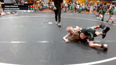 60 lbs Round 2 - Chase Gonzales, Mid-South Wrestling Academy vs Ryker Woodward, Reverence Wrestling Club