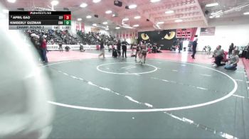 130 lbs Champ. Round 2 - April Gao, St. Francis vs Kimberly Guzman, Centennial (NV)