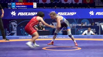 57 kg 1/8 Final - Tsugumi Sakurai, Japan vs Iryna Kurachkina, Individual Neutral Athletes