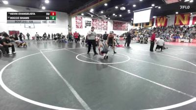126 lbs Champ. Round 2 - Kevin Evangelista, Paramount vs Rocco Shams, Westlake