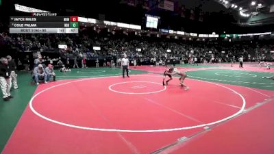 90 lbs Cons. Round 4 - Jayce Miles, WEWA vs Cole Palma, NBHA