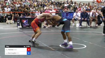 79 kg Quarters - Levi Haines, Nittany Lion Wrestling Club vs Jordan Burroughs, Pennsylvania RTC