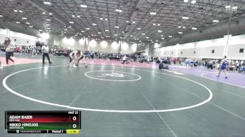 165 lbs Champ. Round 1 - Nikko Hinojos, Newton HS vs Adam Baier, Red Oak
