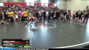 65 lbs Cons. Semi - Gabriel Rigdon, Stronghold vs Mason Mabe, Brute Force Wrestling